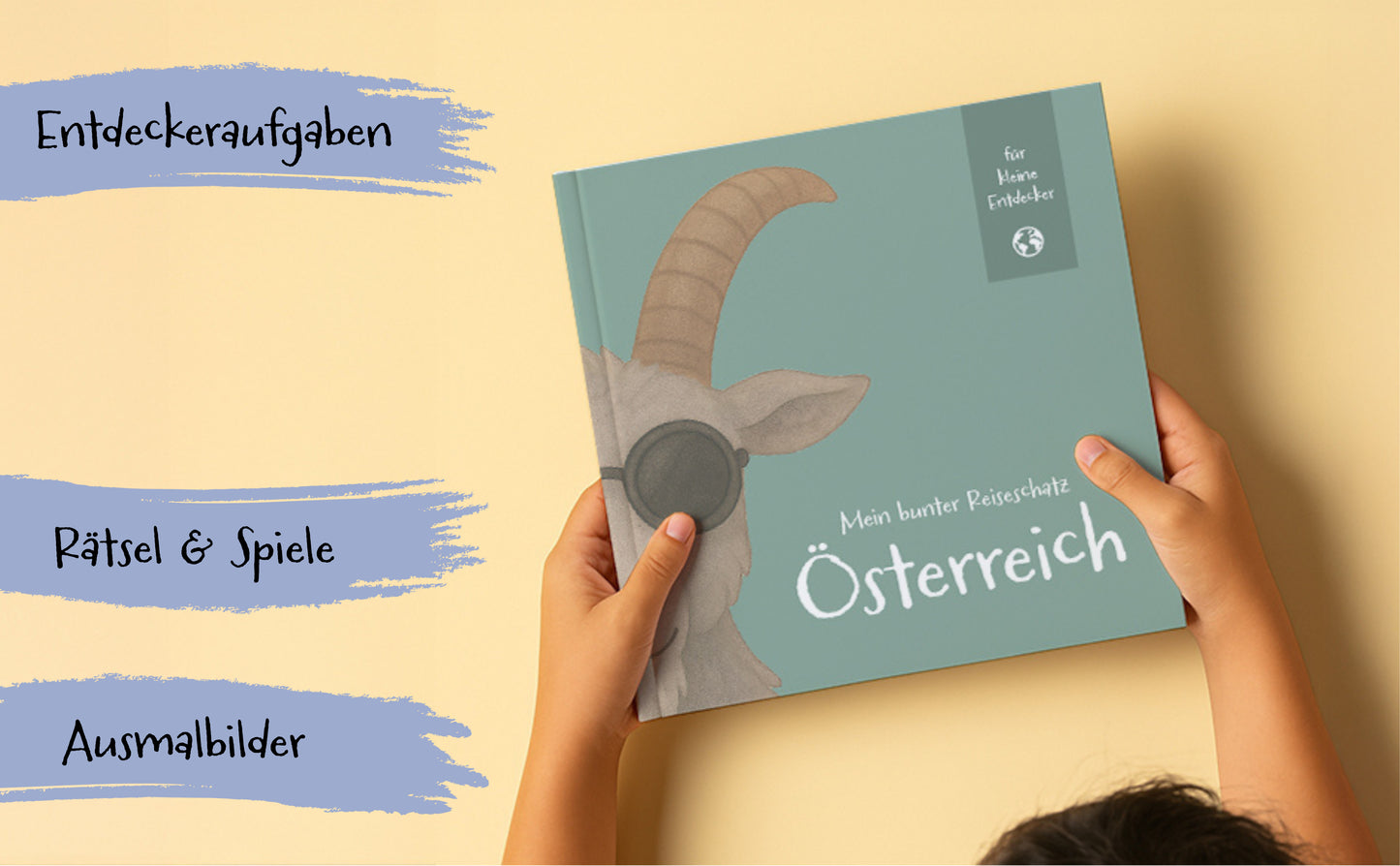 Mein bunter Reiseschatz - Österreich: Malen, schreiben und entdecken auf meiner Reise. Reisebeschäftigung für Kinder