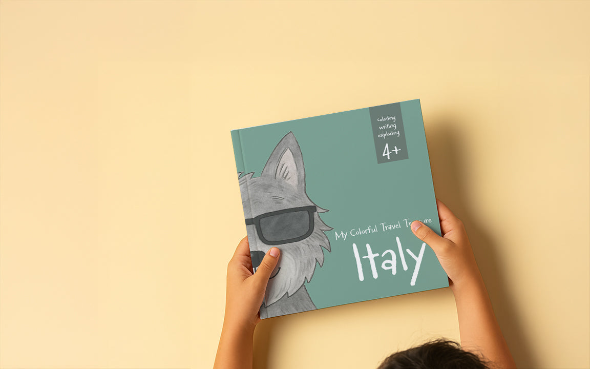 Mein bunter Reiseschatz - Italien: Malen, schreiben und entdecken auf meiner Reise. Reisebeschäftigung für Kinder