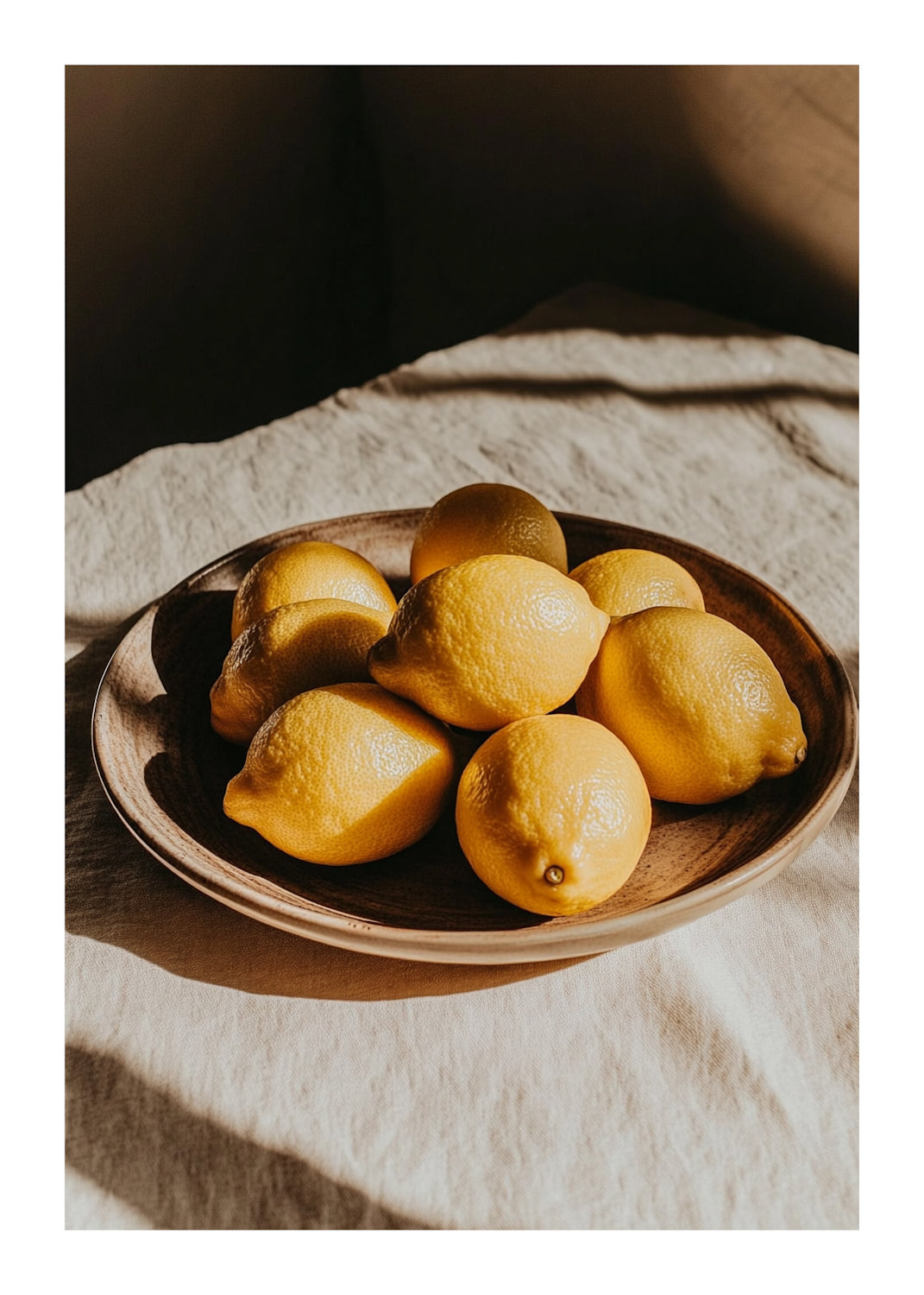 Lemons in Bowl