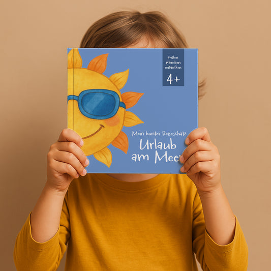 My Colorful Travel Treasure - Vacation by the Sea: Color, Write, and Explore on My Journey: Travel Activities for Kids